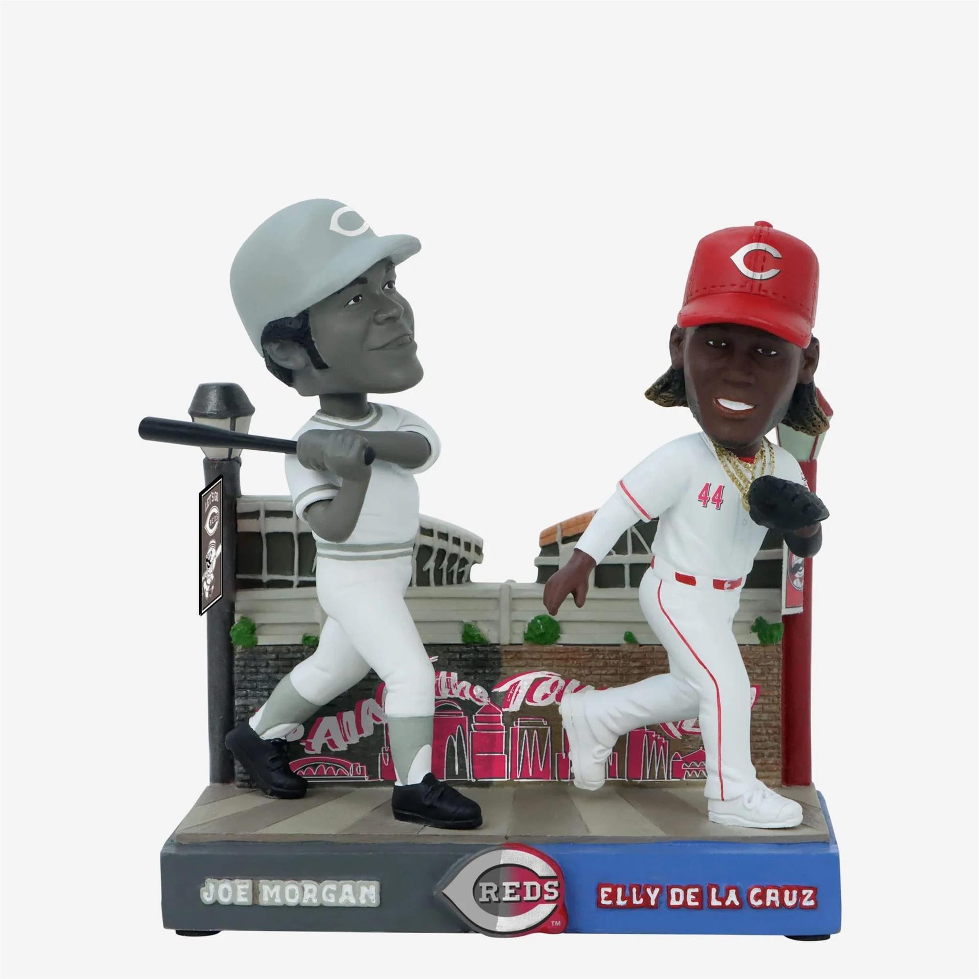 ELLY DE LA CRUZ / JOE MORGAN THEN AND NOW FOCO BOBBLEHEAD