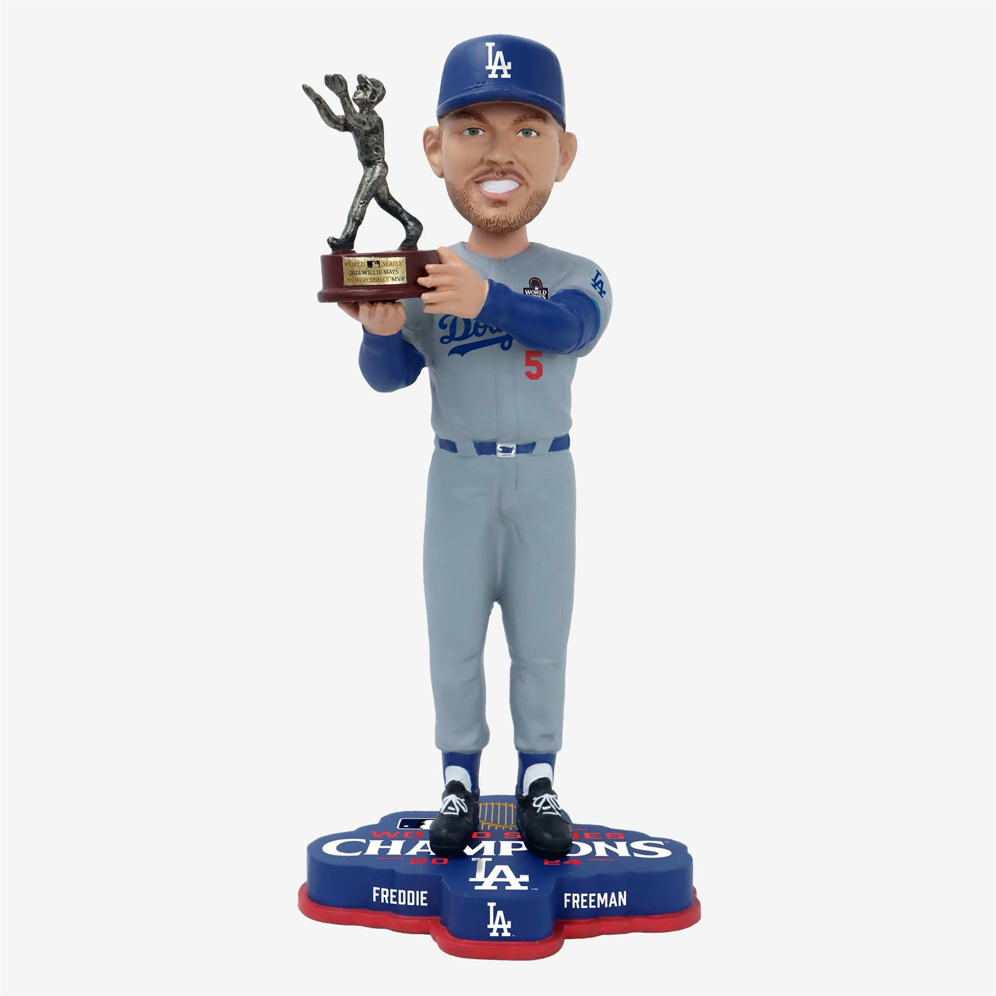 FREDDIE FREEMAN 2024 WORLD SERIES CHAMPIONS MVP FOCO BOBBLEHEAD - LOS ANGELES DODGERS