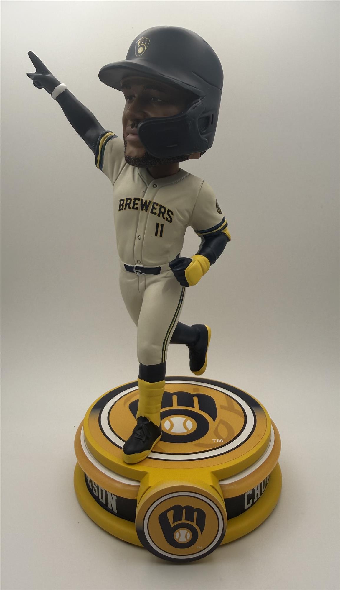 JACKSON CHOURIO NEON BOBBLEHEAD - MILWAUKEE BREWERS MLB