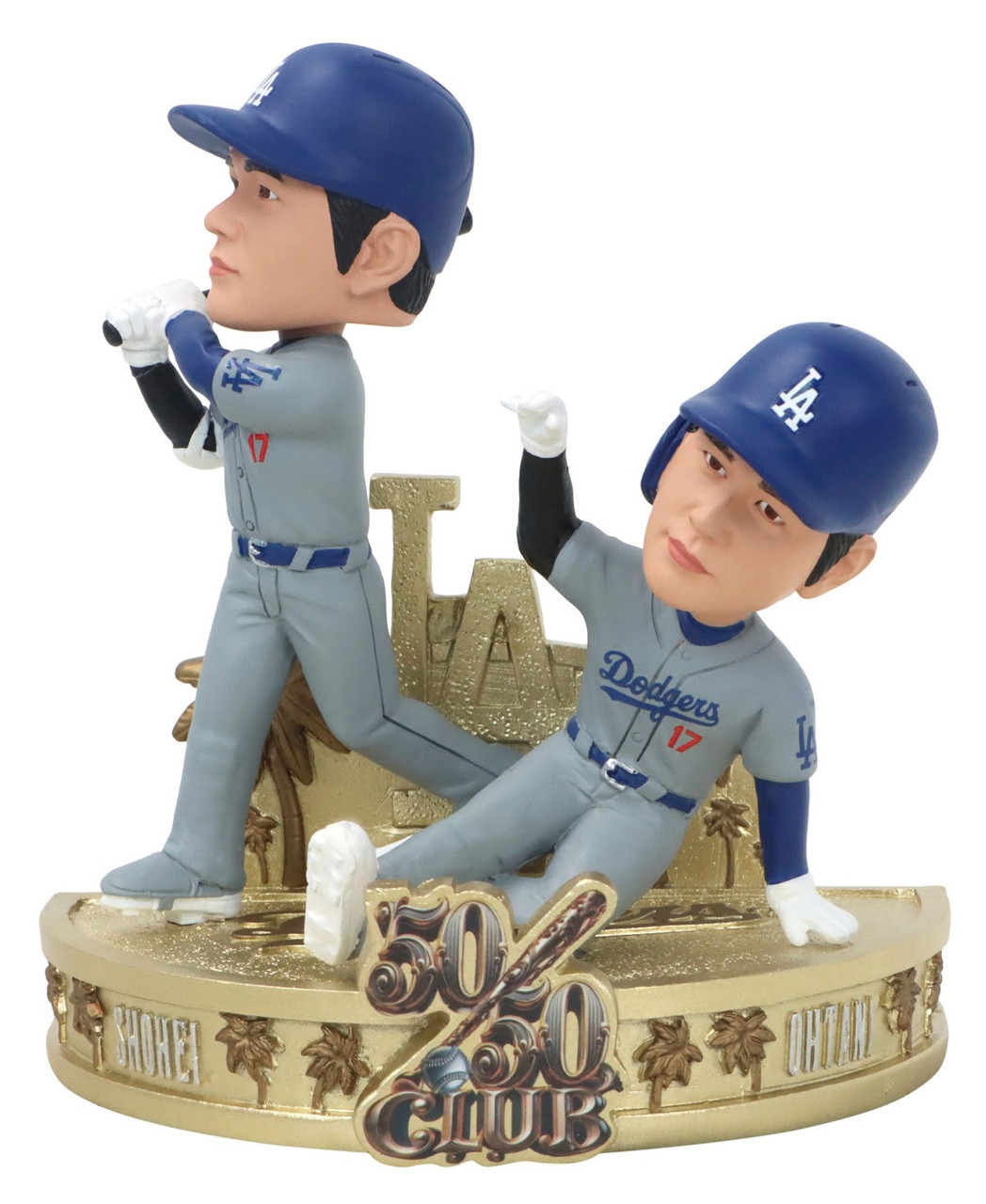 SHOHEI OHTANI 50/50 CLUB DUAL FOCO BOBBLEHEAD - MLB LOS ANGELES DODGERS