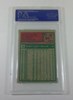 BROOKS ROBINSON - 1975 TOPPS MINI AUTOGRAPHED CARD #50 - PSA