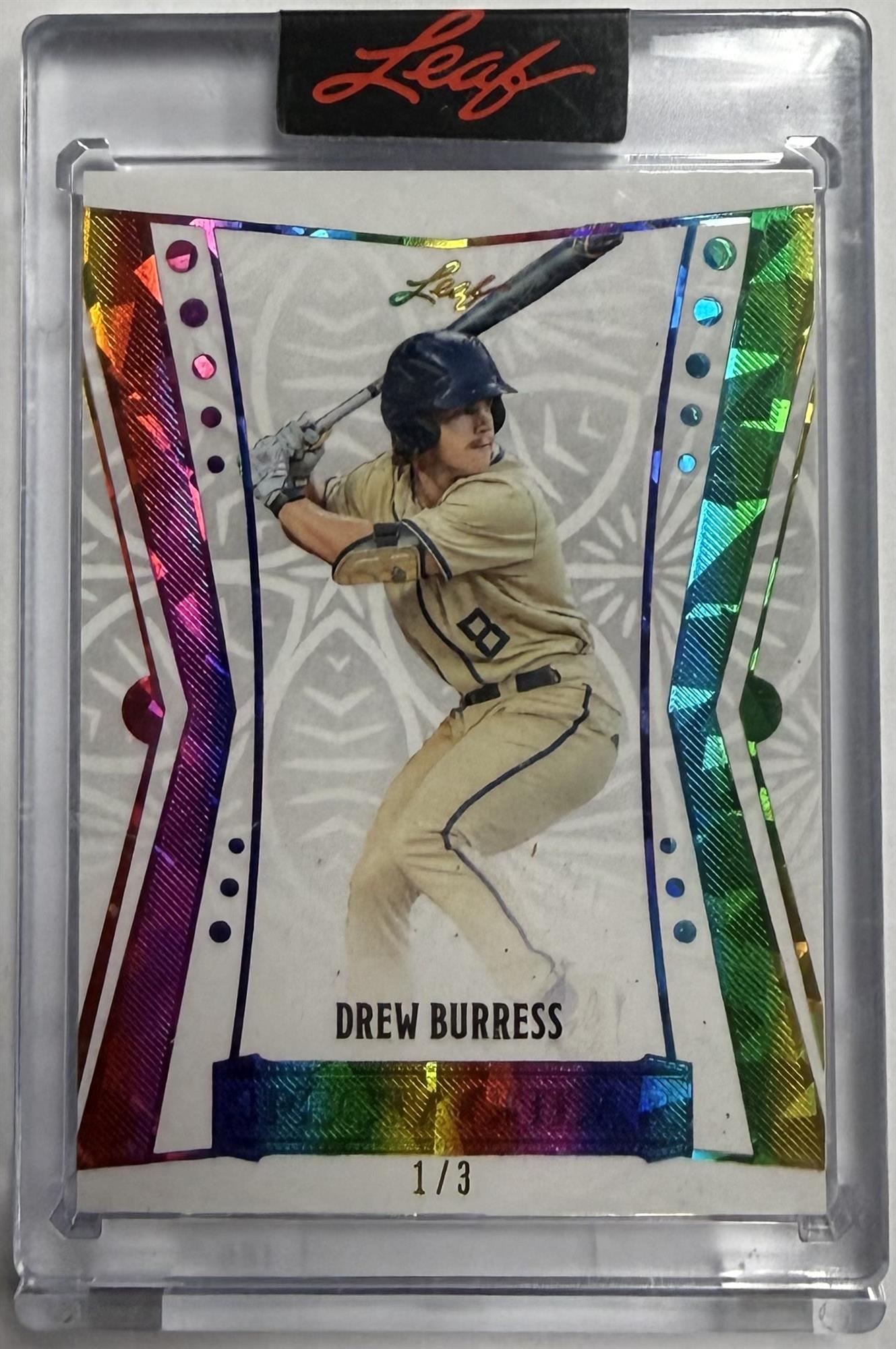 DREW BURRESS NUMBERED CARD - 2025 LEAF SPECTACULAR CARD /3