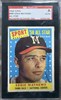 EDDIE MATHEWS - 1958 TOPPS AUTOGRAPHED CARD #480 - SGC