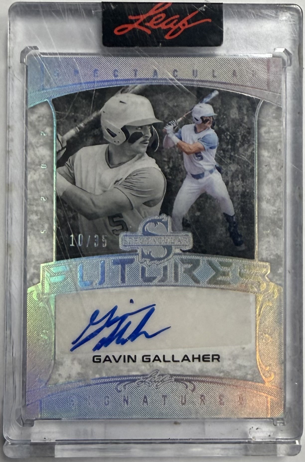 GAVIN GALLAHER AUTO CARD - 2025 LEAF SPECTACULAR CARD /35