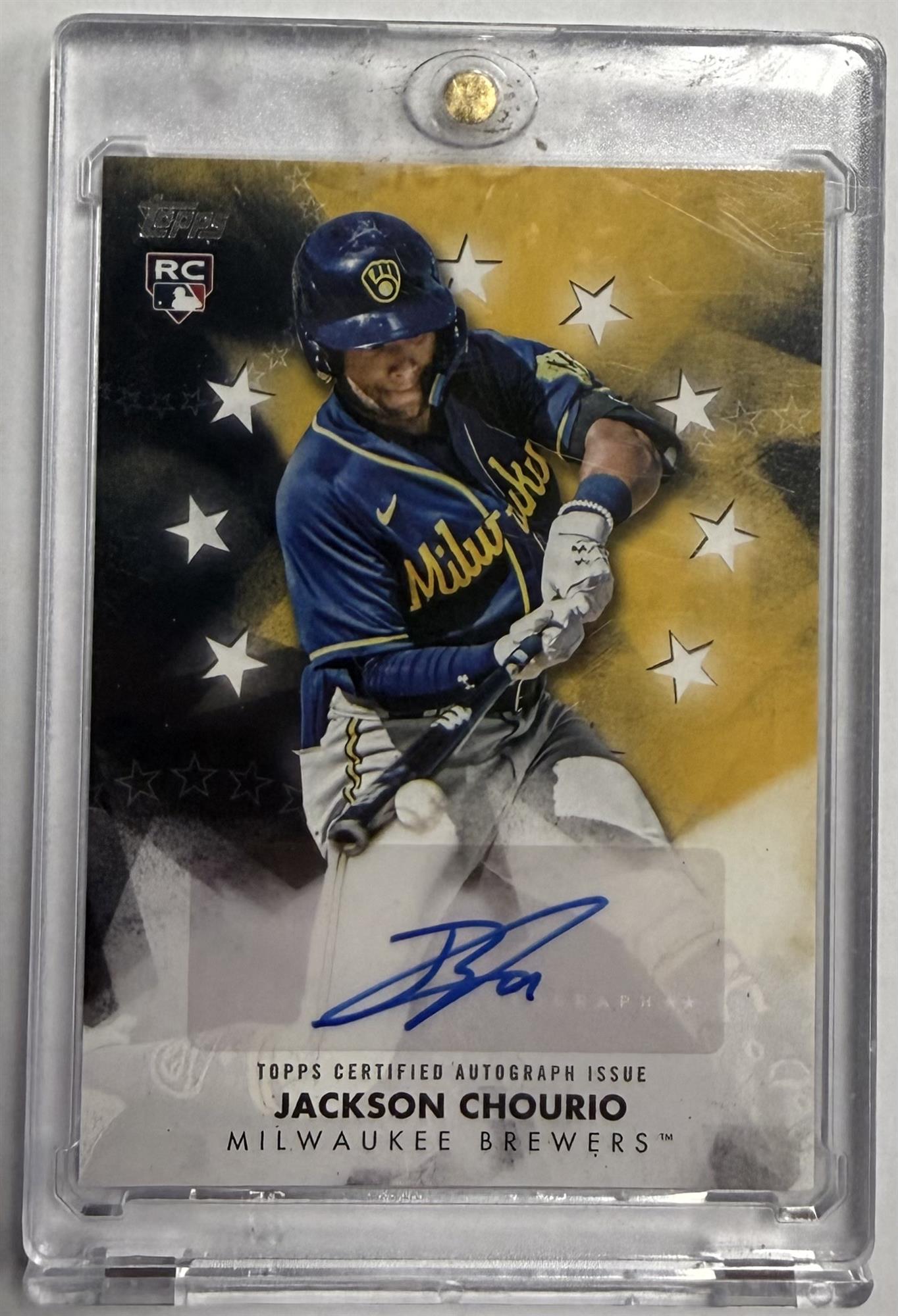 JACKSON CHOURIO AUTO CARD - 2024 BASEBALL STARS #BSA-JC