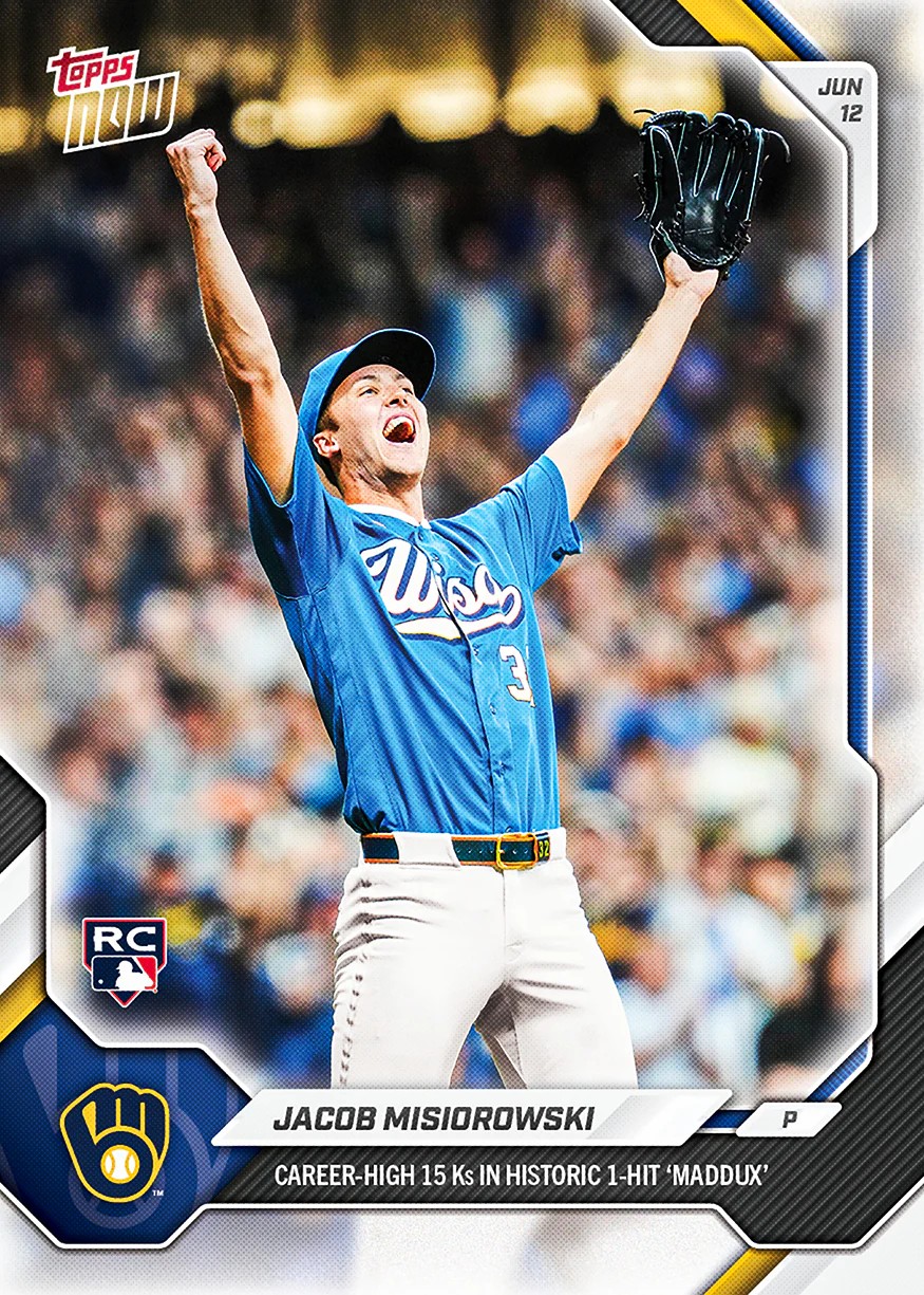 JACOB MISIOROWSKI 2026 TOPPS NOW CARD #325