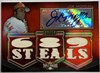 JOE MORGAN AUTO RELIC CARD /18 - 2010 TOPPS TRIPLE THREADS #TTAR-71