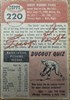 SATCHEL PAIGE 1953 TOPPS ROOKIE CARD #220
