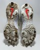 WILLIAM CONTRERAS SIGNED NIKE DRAGON GAME USED CLEATS #23 - JSA