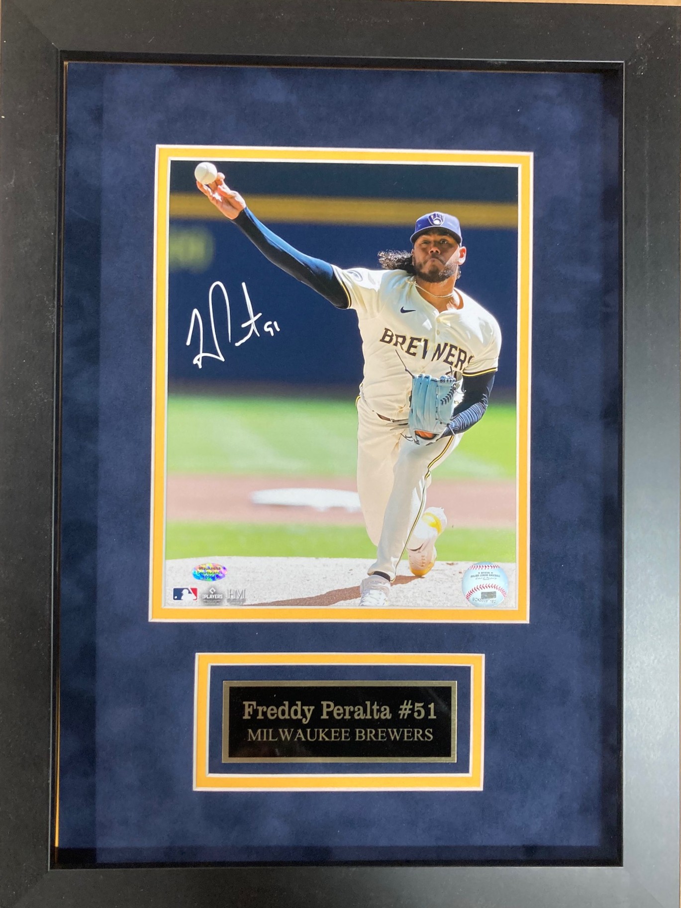 FREDDY PERALTA FRAMED SIGNED 8X10 PHOTO #13