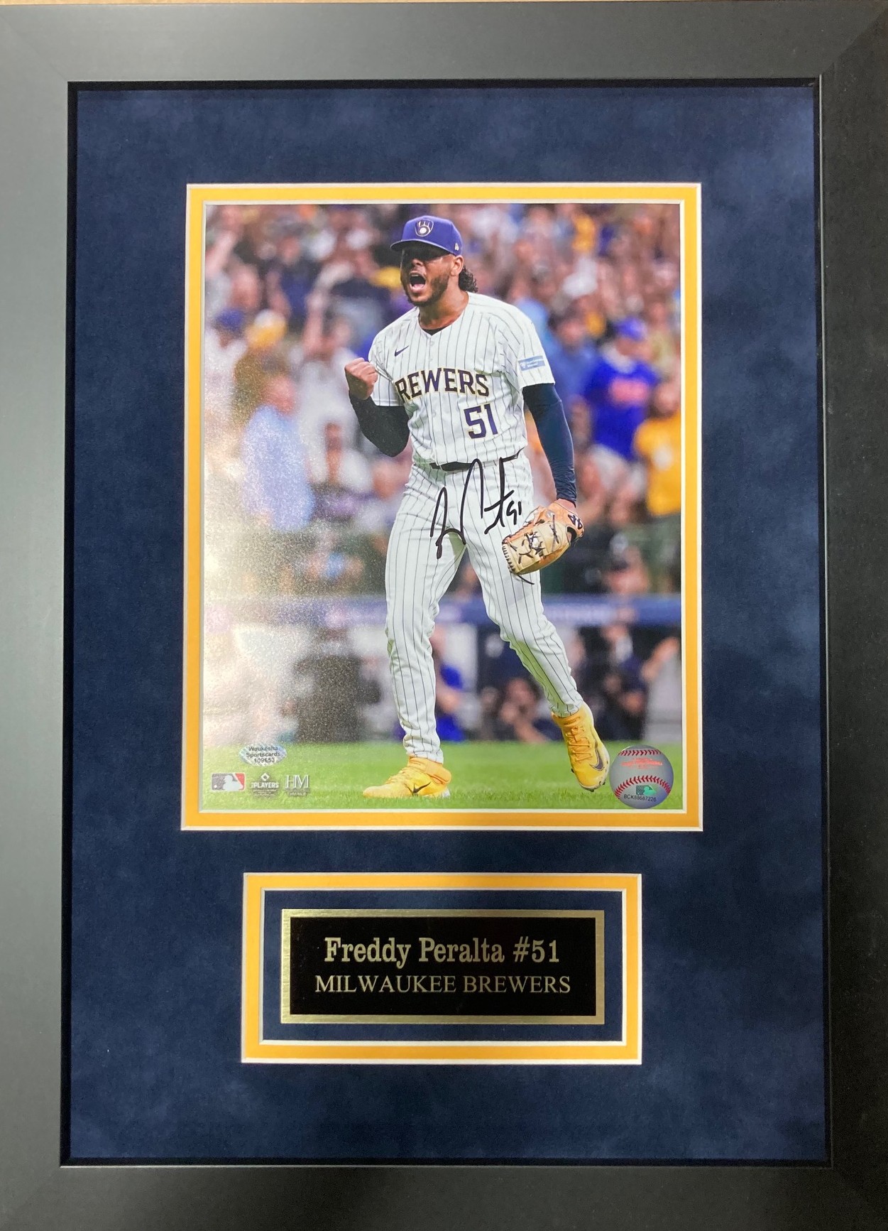 FREDDY PERALTA FRAMED SIGNED 8X10 PHOTO #16