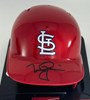 MARK McGWIRE SIGNED RAWLINGS CARDINALS MINI HELMET - BAS