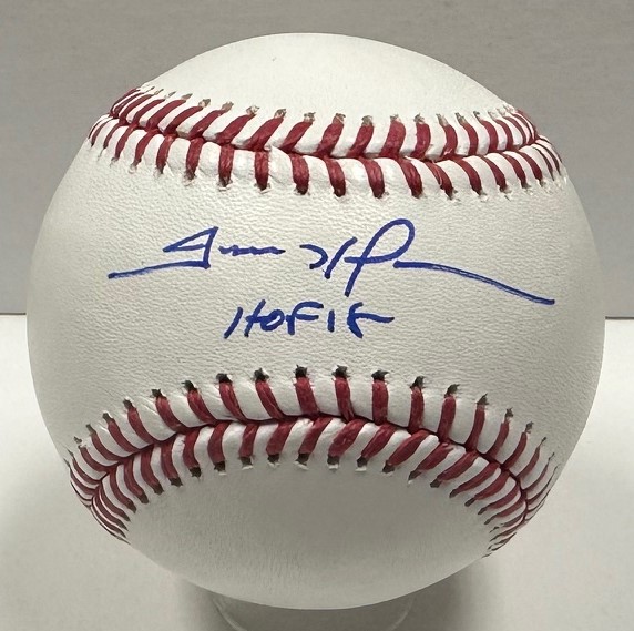 TREVOR HOFFMAN SIGNED OFFICIAL MLB BASEBALL W/ HOF - JSA