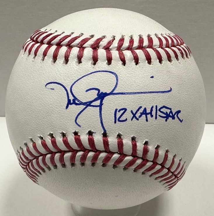 MARK MCGWIRE SIGNED OFFICIAL MLB BASEBALL W/ 12x ALL STAR - CARDINALS - BAS