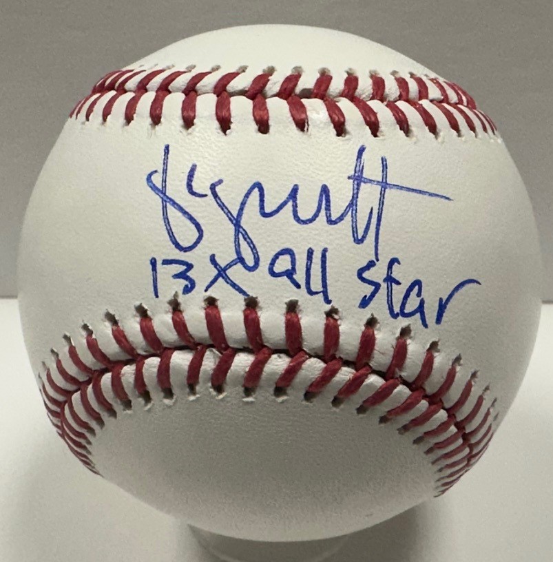 GEORGE BRETT SIGNED OFFICIAL MLB BASEBALL W/  12x ALL STAR - ROYALS - BAS