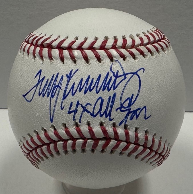 TERRY KENNEDY SIGNED OFFICIAL MLB BASEBALL W/ 4 X ALL STAR - PADRES - BAS Copy