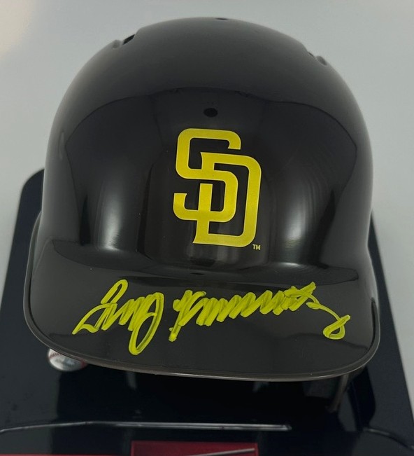 TERRY KENNEDY SIGNED RAWLINGS PADRES MINI HELMET - BAS