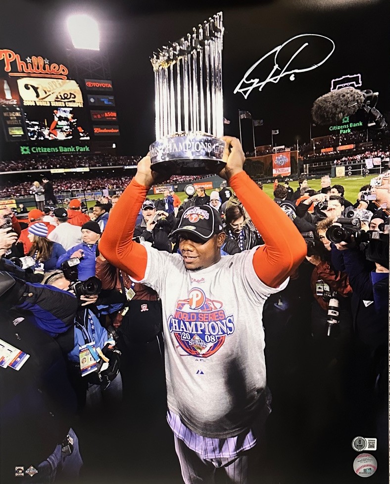 RYAN HOWARD SIGNED 16X20 PHILLIES PHOTO #2 - BAS