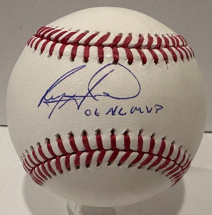 RYAN HOWARD SIGNED OFFICIAL MLB BASEBALL W/ MVP - PHILLIES - BAS