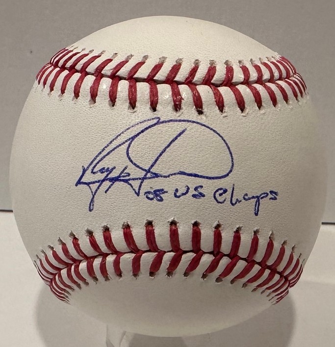 RYAN HOWARD SIGNED OFFICIAL MLB BASEBALL W/ WS CHAMPS - PHILLIES - BAS