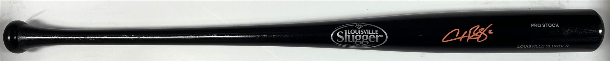 ALEX BREGMAN SIGNED LOUISVILLE SLUGGER BLACK BAT - ASTROS - BAS