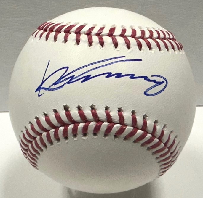 VLADIMIR GUERRERO SIGNED OFFICIAL MLB BASEBALL - EXPOS -  JSA