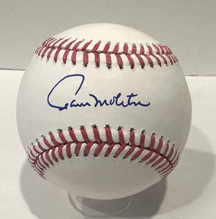 PAUL MOLITOR SIGNED OFFICIAL MLB BASEBALL - BREWERS - BAS