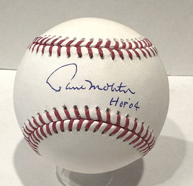 PAUL MOLITOR SIGNED OFFICIAL MLB BASEBALL W/ HOF '04 - BREWERS - BAS