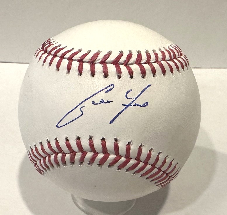 CHRISTIAN YELICH SIGNED OFFICIAL MLB BASEBALL - BREWERS - BAS