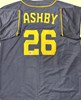 AARON ASHBY SIGNED CUSTOM REPLICA BREWERS NAVY JERSEY - BAS