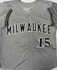 BEN SHEETS SIGNED CUSTOM REPLICA BREWERS GRAY JERSEY - BAS