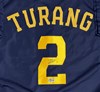BRICE TURANG SIGNED CUSTOM REPLICA BREWERS BLUE JERSEY - BAS