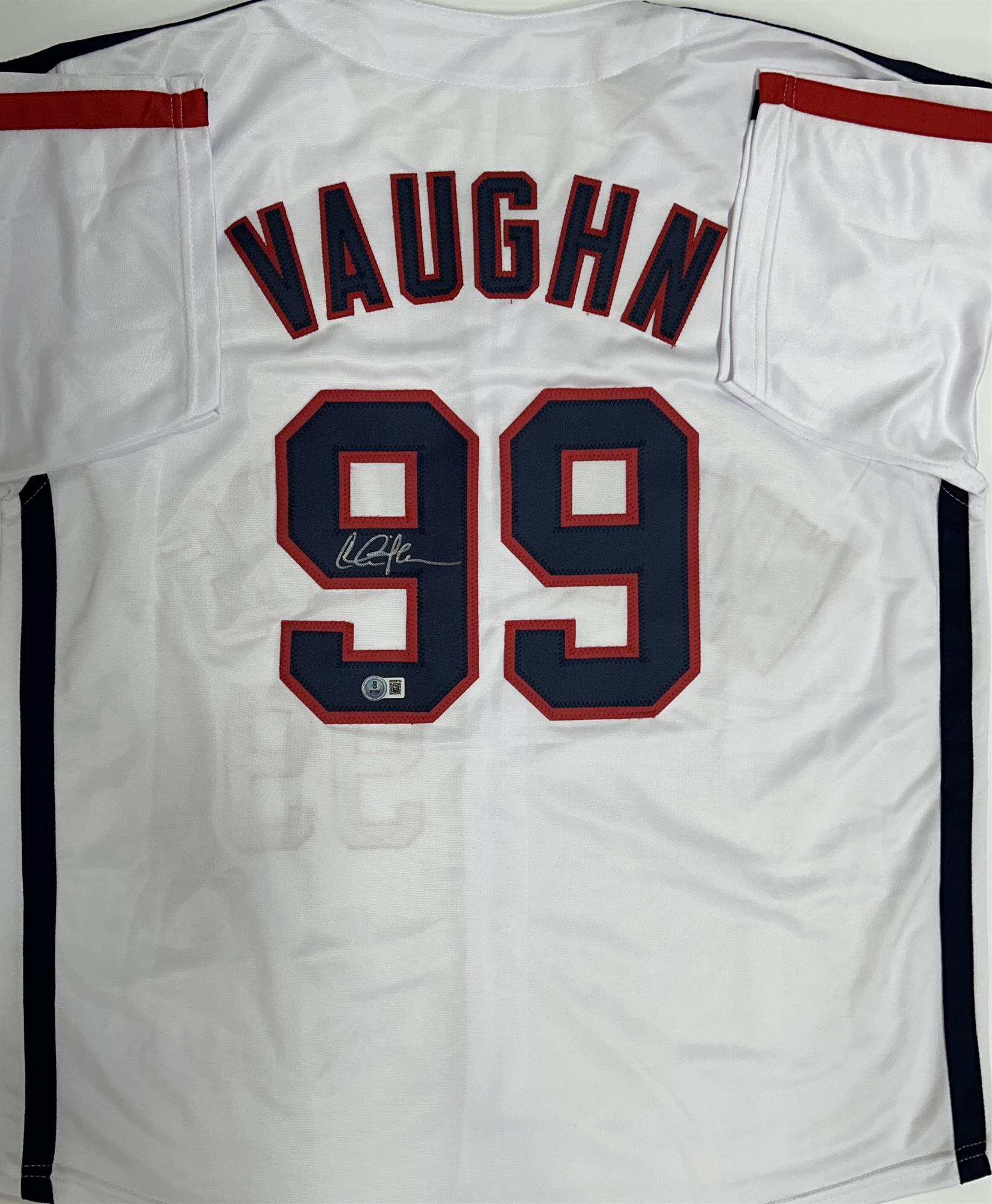 CHARLIE SHEEN SIGNED REPLICA "RICKY VAUGHN" JERSEY - MAJOR LEAGUE - BAS