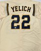 CHRISTIAN YELICH SIGNED CUSTOM REPLICA BREWERS CREAM JERSEY - BAS