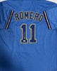 ED ROMERO SIGNED BLUE REPLICA JERSEY - MILWAUKEE BREWERS MLB - JSA