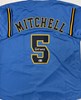 GARRETT MITCHELL SIGNED CUSTOM REPLICA ALT BREWERS JERSEY - BAS