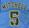 GARRETT MITCHELL SIGNED CUSTOM REPLICA ALT BREWERS JERSEY - BAS