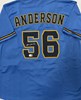 GRANT ANDERSON SIGNED CUSTOM REPLICA BREWERS ALT JERSEY - BAS
