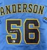 GRANT ANDERSON SIGNED CUSTOM REPLICA BREWERS ALT JERSEY - BAS