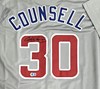 CRAIG COUNSELL SIGNED CUSTOM REPLICA GREY CUBS JERSEY - CHICACO CUBS MLB - BAS