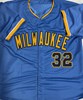 JACOB MISIOROWSKI SIGNED CUSTOM REPLICA BREWERS ALT JERSEY  - PROVA