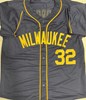 JACOB MISIOROWSKI SIGNED CUSTOM BREWERS NAVY JERSEY - PROVA