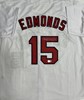 JIM EDMONDS SIGNED REPLICA WHITE JERSEY - ST. LOUIS CARDINALS MLB - BAS