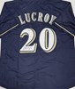 JONATHAN LUCROY SIGNED NAVY REPLICA JERSEY - MILWAUKEE BREWERS MLB - JSA