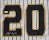 JONATHAN LUCROY SIGNED PINSTRIPE REPLICA JERSEY - MILWAUKEE BREWERS MLB - JSA