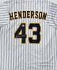 LOGAN HENDERSON SIGNED CUSTOM REPLICA BREWERS PINSTRIPE JERSEY - BAS