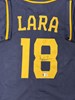 LUIS LARA SIGNED CUSTOM REPLICA BREWERS NAVY JERSEY - BAS