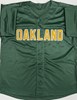 MARK MCGWIRE SIGNED CUSTOM REPLICA ATHLETICS JERSEY W/ '87 AL ROY - BAS