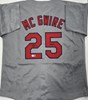 MARK MCGWIRE - ST. LOUIS CARDINALS - SIGNED CUSTOM REPLICA CARDINALS JERSEY W/ BIG MAC - BAS