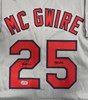 MARK MCGWIRE - ST. LOUIS CARDINALS - SIGNED CUSTOM REPLICA CARDINALS JERSEY W/ BIG MAC - BAS
